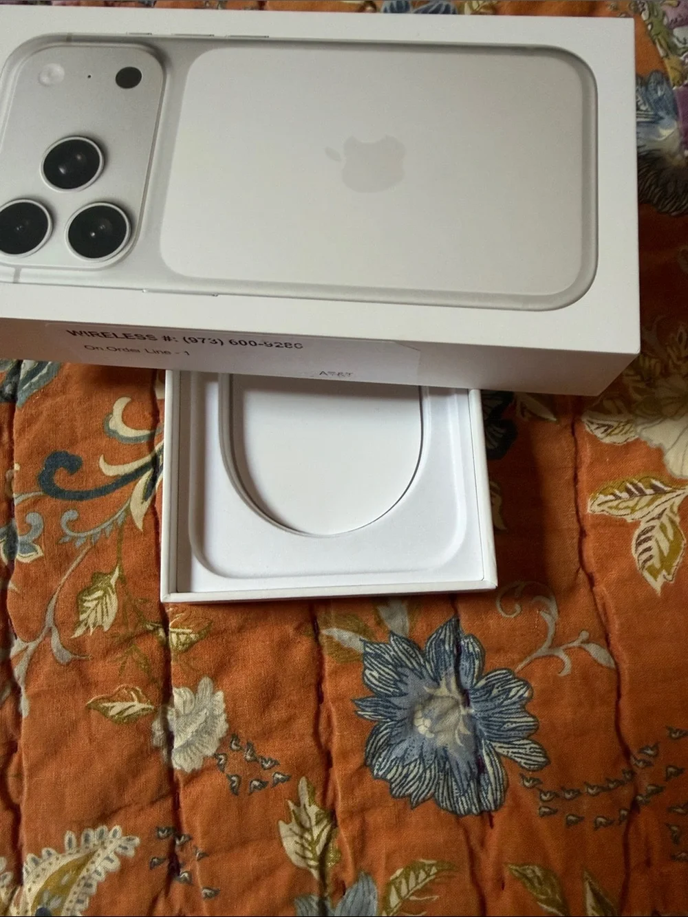 Apple iphone empty